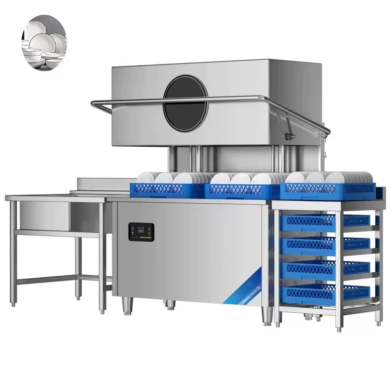 Commercial Kitchen Dishwasher - غسالة أطباق تجارية سريعة مخصصة، آلة