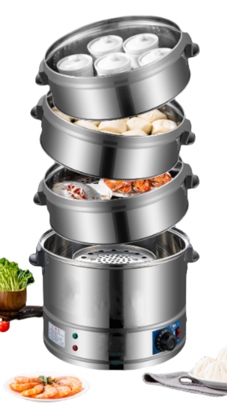 Commercial Kitchen Boiler - جهاز تبخير كهربائي تجاري من الفولاذ
