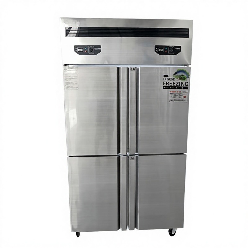 Commercial Kitchen Dimensions - خزانة تبريد تجارية بأربعة أبواب من