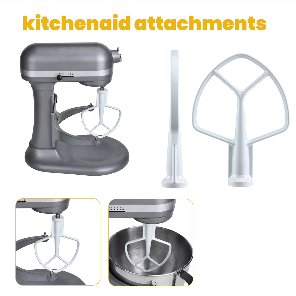 Commercial Kitchenaid - خلاط مطبخ Doings K5AB K5SS مع