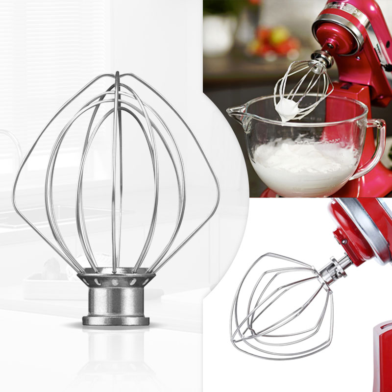 Commercial Kitchenaid - ملحق خفاقة سلكية من الفولاذ المقاوم