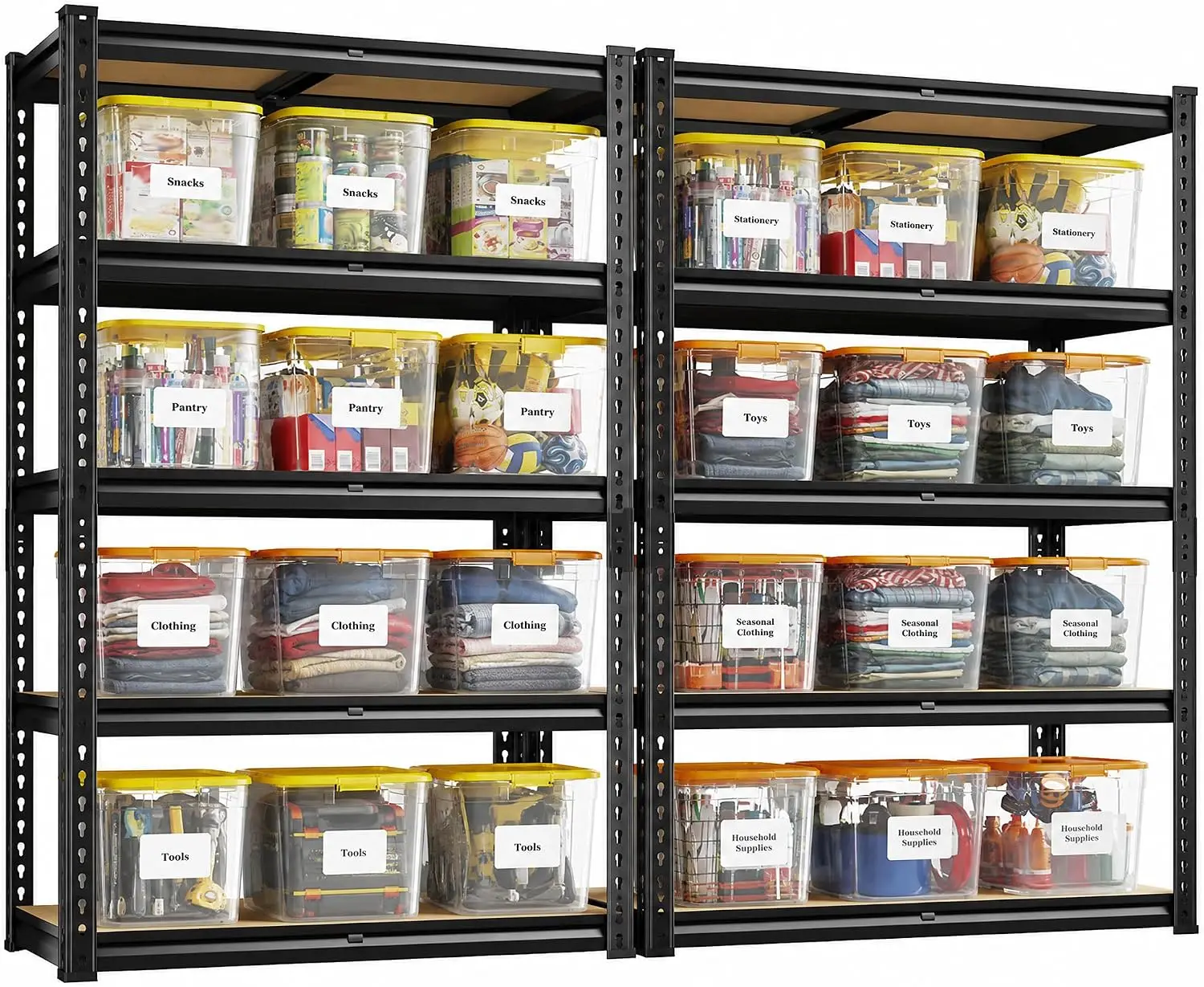 Commercial Kitchen Warehouse - رفوف تخزين من قطعتين، رفوف جراج