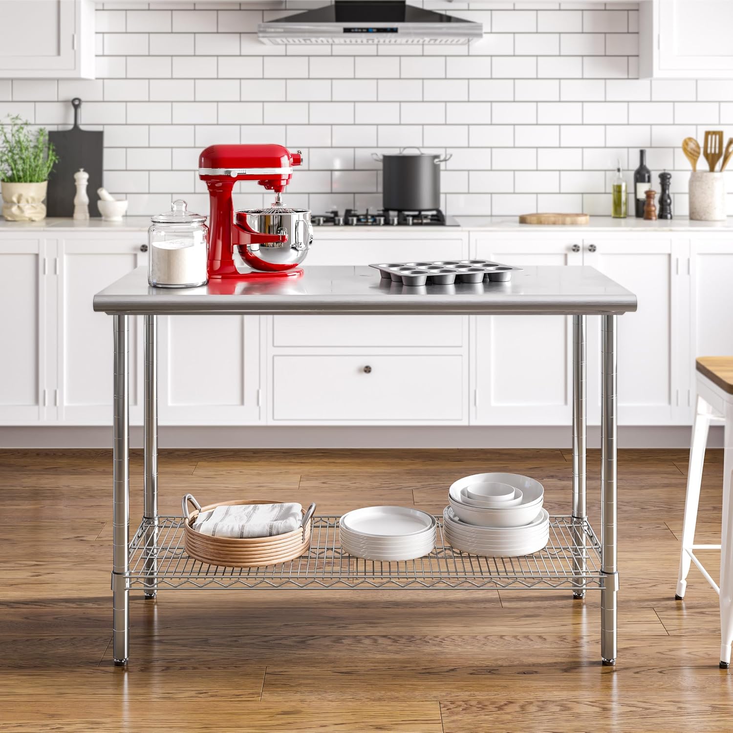 طاولة عمل تجارية متعددة الاستخ - مراجعة Commercial Kitchen Warehouse وسعره