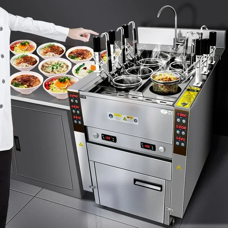 طباخ المعكرونة ذو الرفع التلقا - مراجعة Commercial Kitchen Boiler وسعره