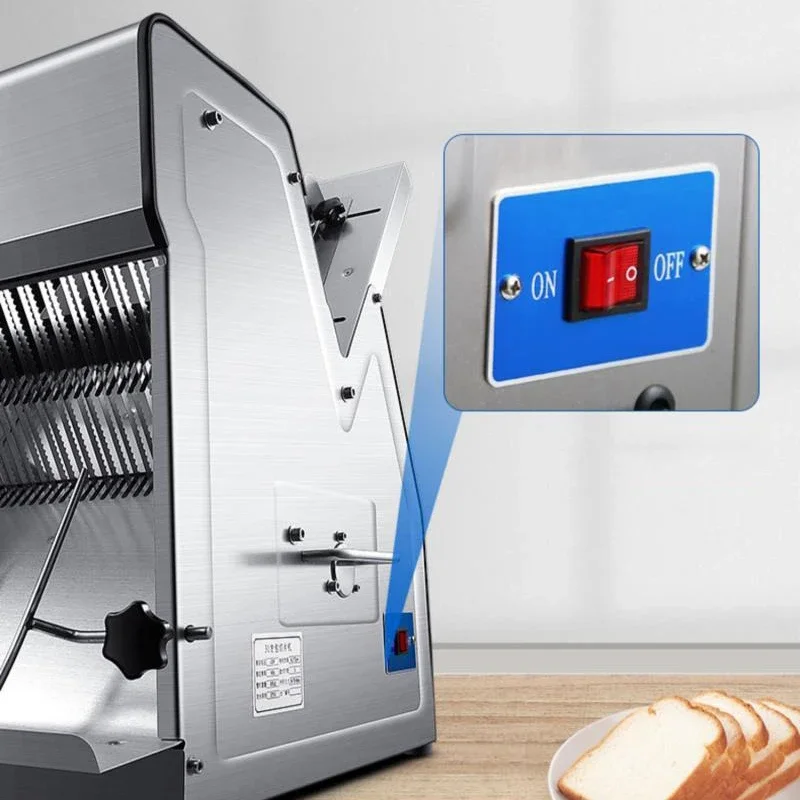 220 فولت/370 واط التجارية متعد - مراجعة Commercial Bread Slicer وسعره