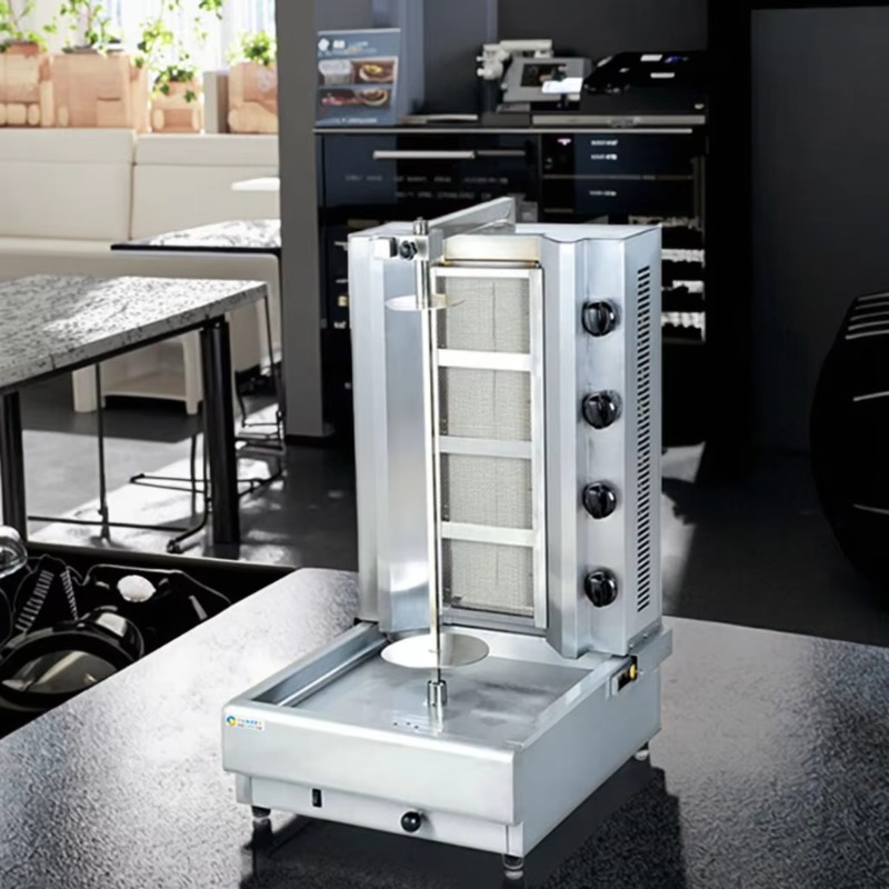 آلة شاورما بأربعة مواقد، شواية - مراجعة Kebab Shawarma Machine وسعره