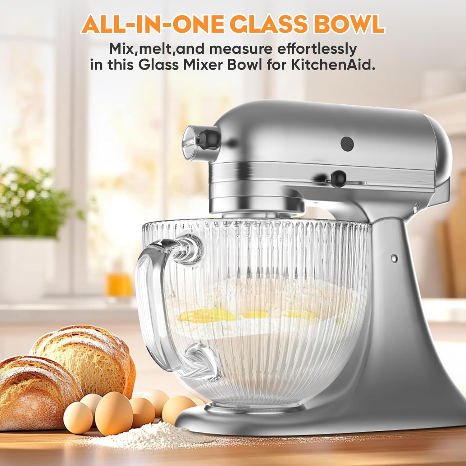 وعاء زجاجي GVODE لخلاط كيتشن ا - مراجعة Commercial Kitchenaid وسعره
