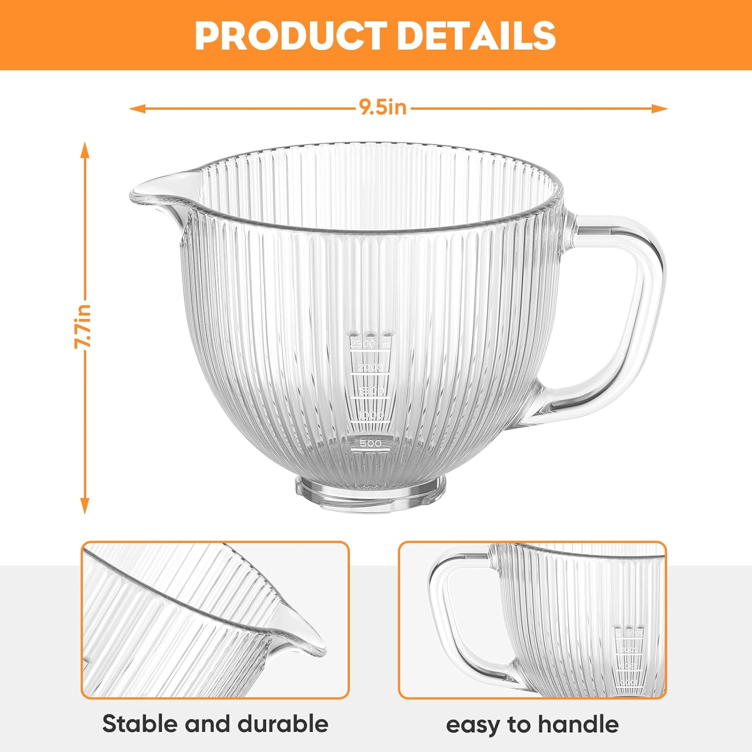 وعاء زجاجي GVODE لخلاط كيتشن ا - مراجعة Commercial Kitchenaid وسعره