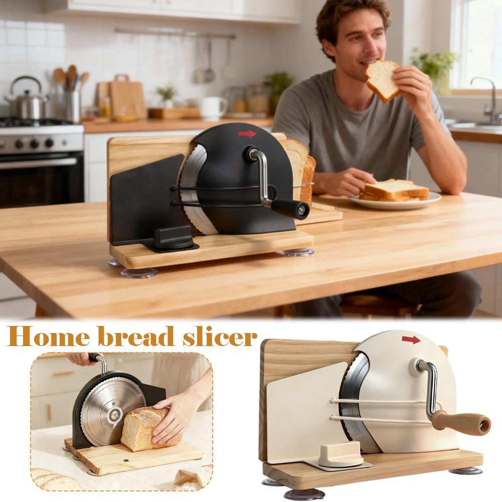 قطاعة خبز يدوية مع مقبض دوار م - مراجعة Commercial Bread Slicer وسعره