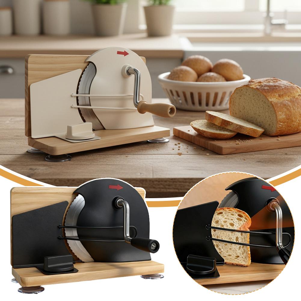 قطاعة خبز يدوية مع مقبض دوار م - مراجعة Commercial Bread Slicer وسعره