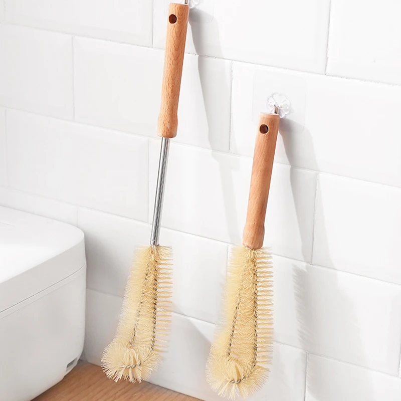 فرشاة تنظيف الزجاجات بمقبض خشب - مراجعة Commercial Kitchen Cleaning وسعره