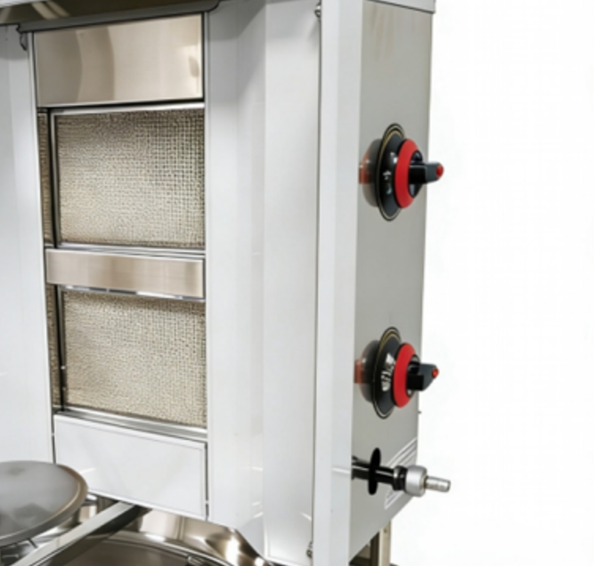 شواية دجاج كباب تجارية بأربعة  - مراجعة Kebab Shawarma Machine وسعره