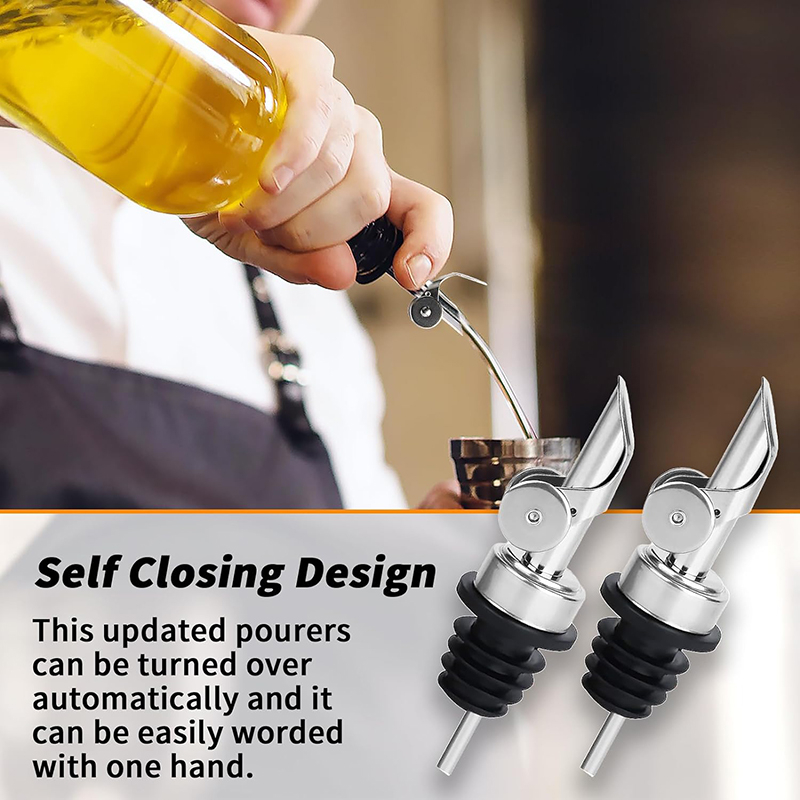 سدادة زجاجة زيت من الفولاذ الم - مراجعة Commercial Kitchen Products وسعره