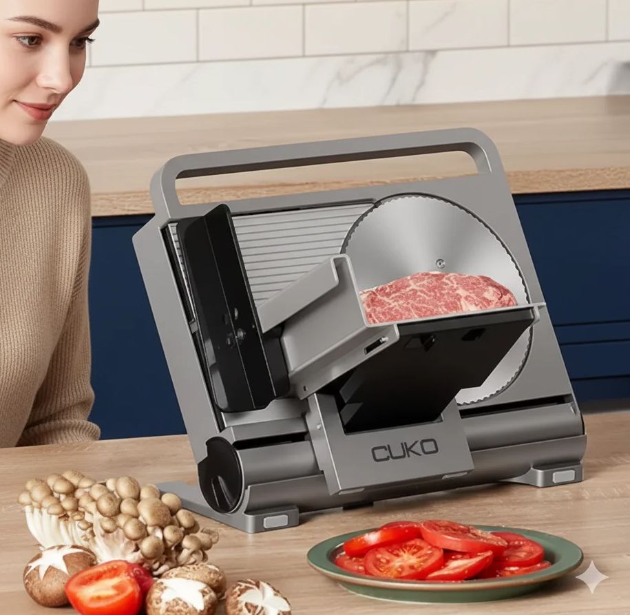 ماكينة تقطيع اللحوم المنزلية و - مراجعة Commercial Bread Slicer وسعره