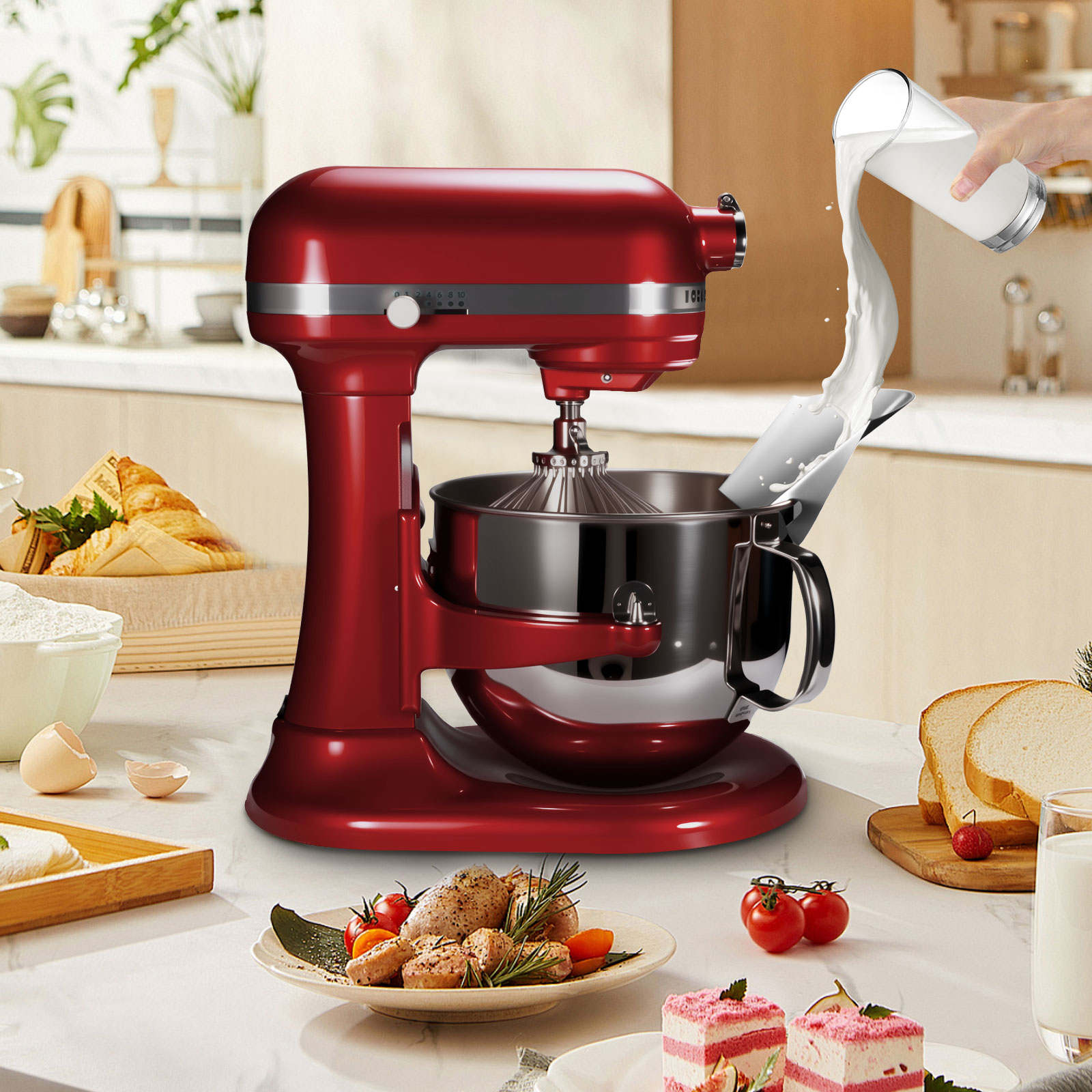 1 قطعة واقي البقشيش من الفولاذ - مراجعة Commercial Kitchenaid وسعره