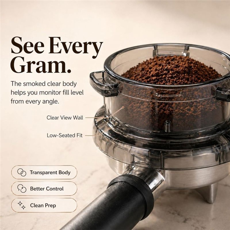 B51CNEW! مصفاة توزيع القهوة بق - مراجعة Breville Espresso Barista Express وسعره