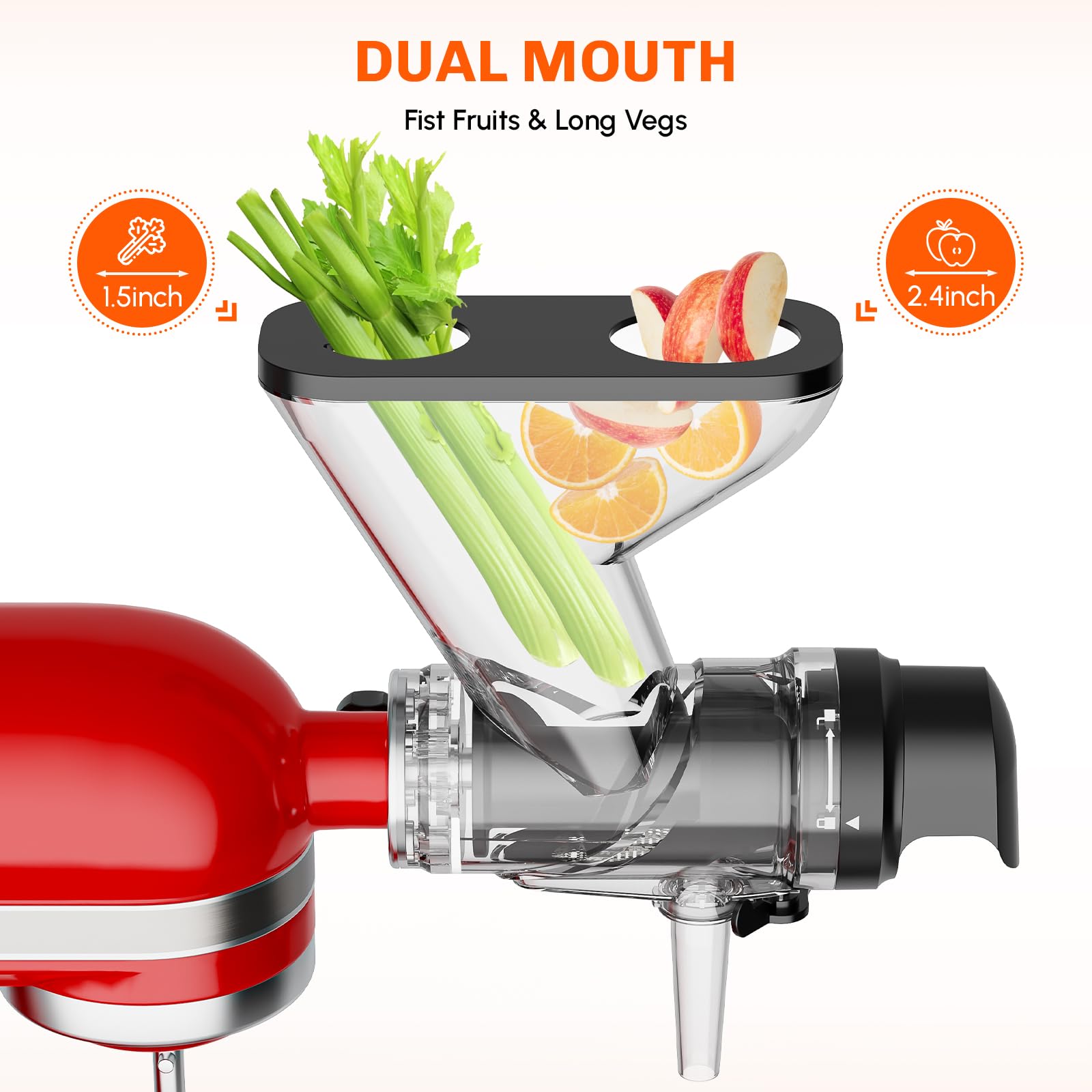 ملحق عصارة بالضغط البارد البطي - مراجعة Commercial Kitchenaid وسعره