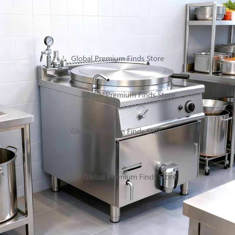 وعاء حساء G-as تجاري، غلاية حس - مراجعة Commercial Kitchen Kettle وسعره