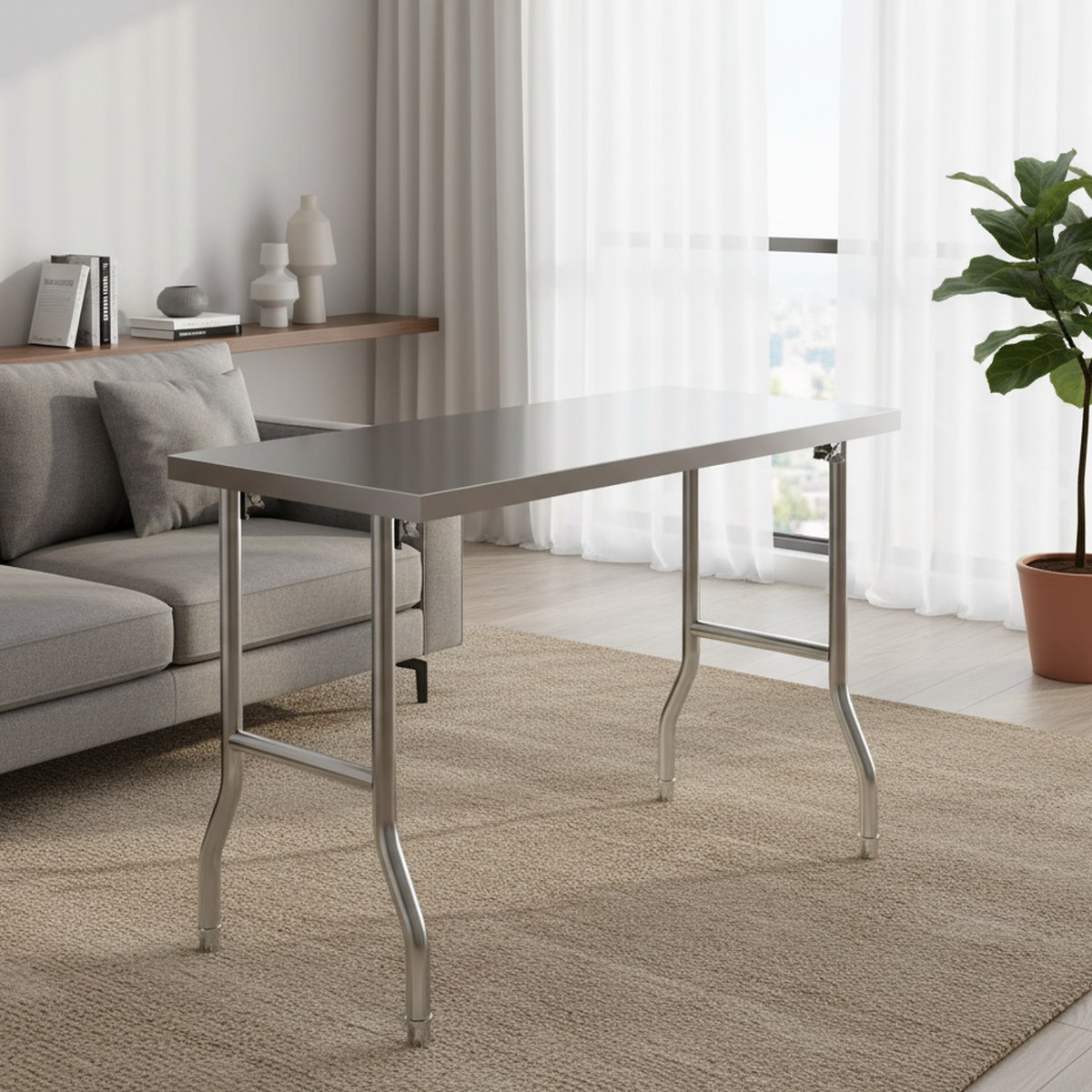 طاولة تحضير قابلة للطي من الفو - مراجعة Commercial Kitchen Table وسعره